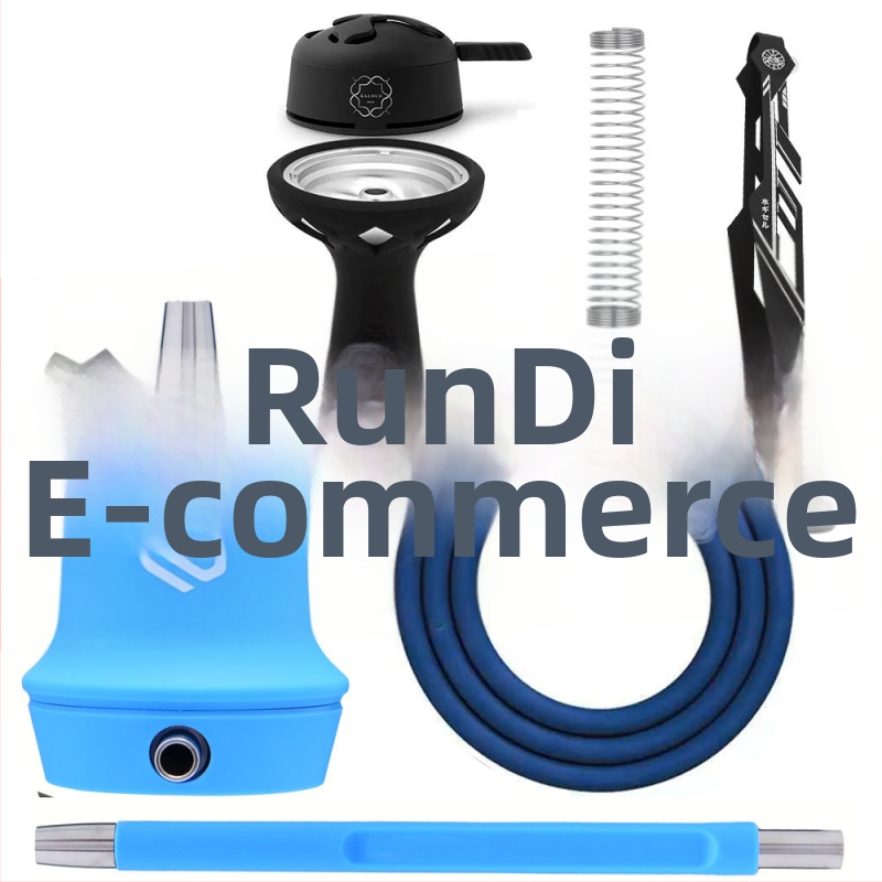 Nerūsējošā tērauda ūdenspīpe - pārnēsājams dāvanu komplekts narghilei, pilns komplekts, pielāgojams