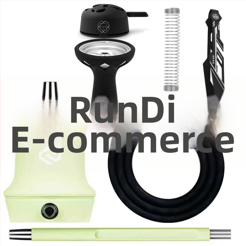 Nerūsējošā tērauda ūdenspīpe - pārnēsājams dāvanu komplekts narghilei, pilns komplekts, pielāgojams