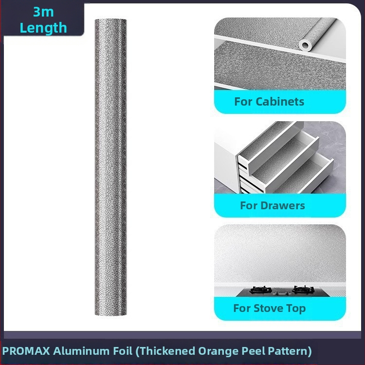 Savarankiškai klijuojamas virtuvės sienos lipdukas – iš aliuminio folijos, alyvos atsparus, ugniai atsparus ir aukštai temperatūrai atsparus, vandeniui atsparus, 1 lapas