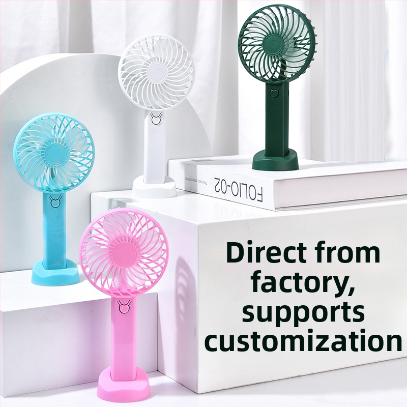 Kaasaskantav käsiventilaator USB-laadimisega, vaikne, 4 labade, 3 kiirust