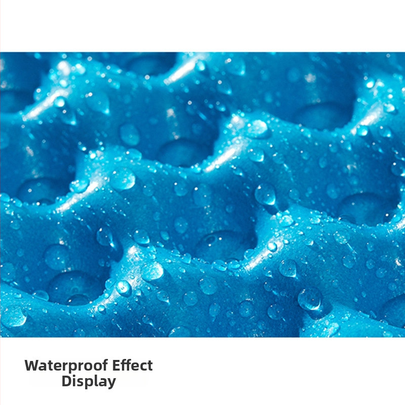 Sulankstomas jogos kilimėlis, storintas, drėgmei atsparus lauko piknikams; medžiaga PE Cotton, IXPE audinys