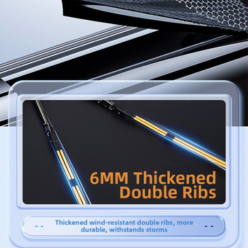 Ομπρέλα Gradient, πλήρως αυτόματη για βροχή ή ήλιο, με 8 μεταλλικά ραβδιά, ανθεκτική στον άνεμο, UPF 50+