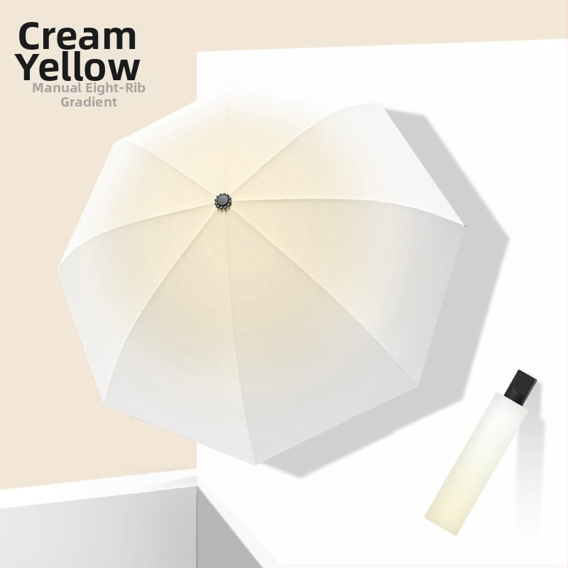 Ομπρέλα Gradient, πλήρως αυτόματη για βροχή ή ήλιο, με 8 μεταλλικά ραβδιά, ανθεκτική στον άνεμο, UPF 50+