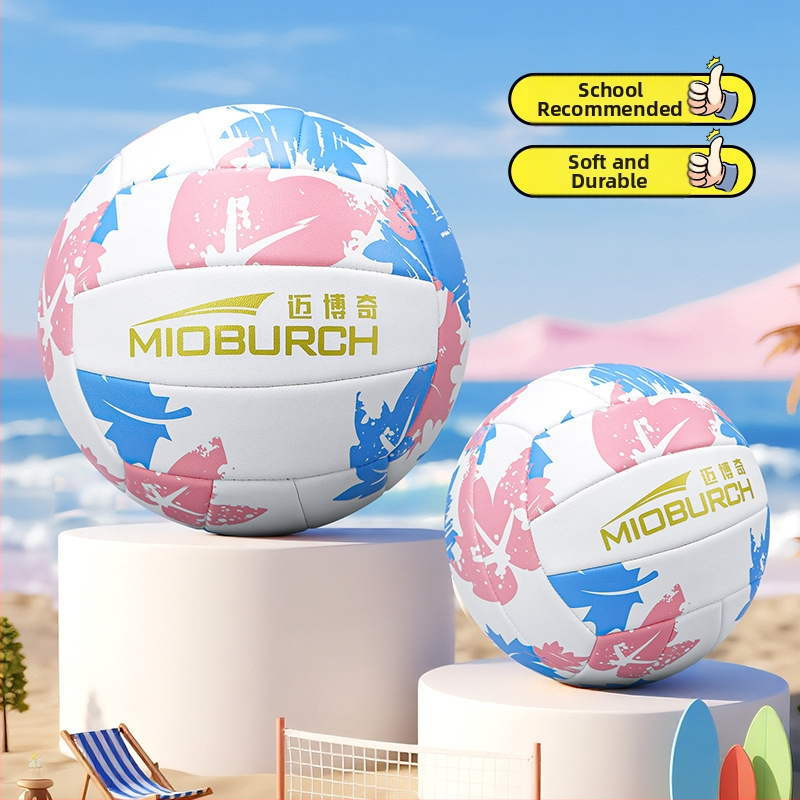 Maiboqi vidaus treniruočių tinklinio kamuolys — PVC, mašininis siuvimas, jaunimui