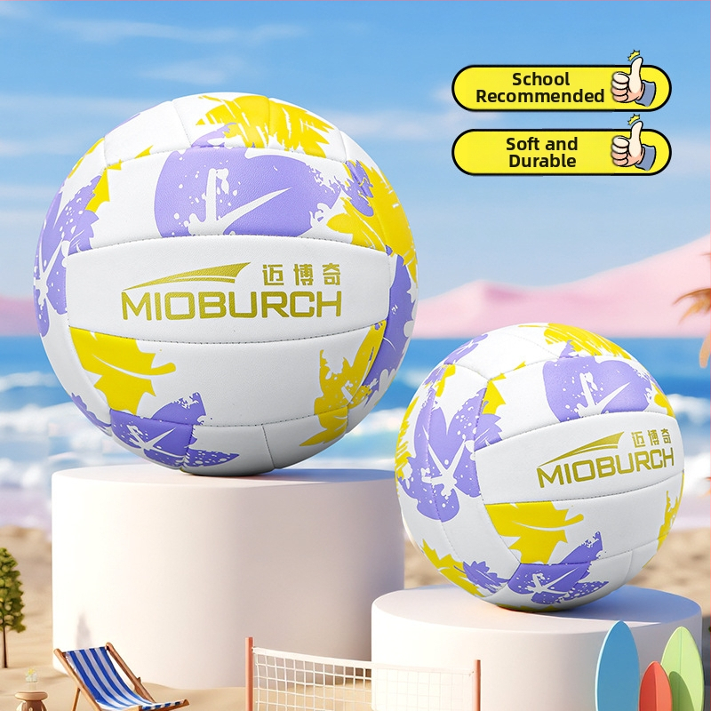 Maiboqi vidaus treniruočių tinklinio kamuolys — PVC, mašininis siuvimas, jaunimui