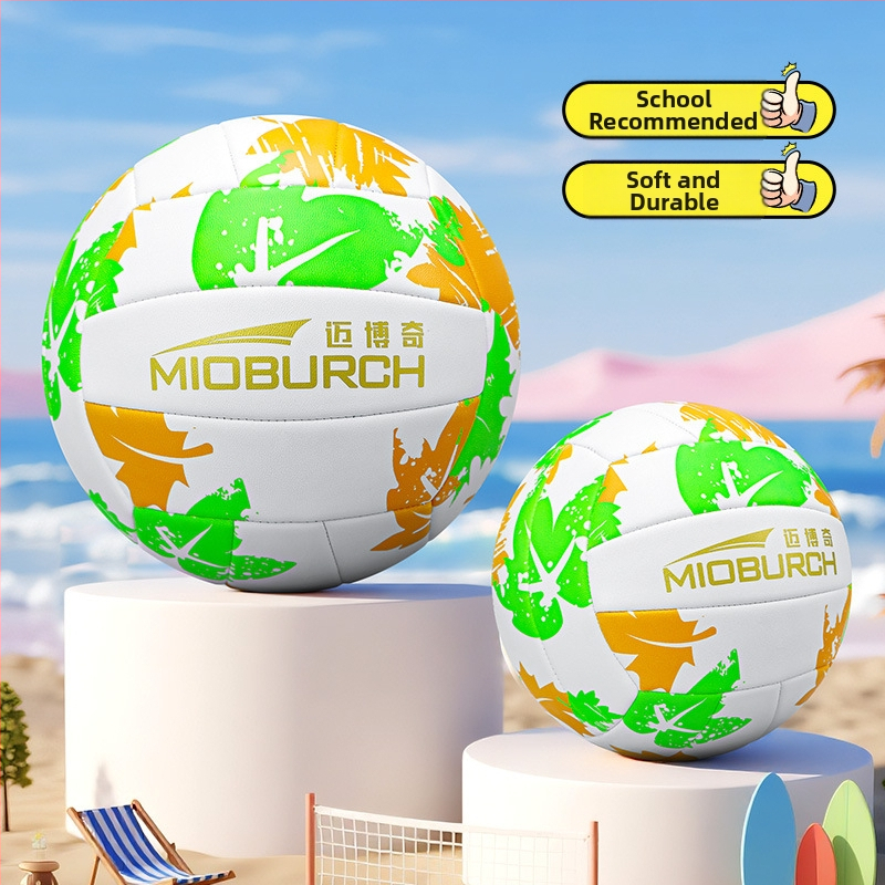 Maiboqi vidaus treniruočių tinklinio kamuolys — PVC, mašininis siuvimas, jaunimui