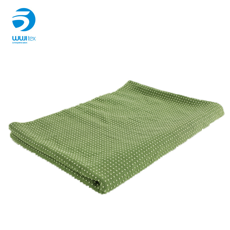 Йога кърпа от микрофибър, неплъзгаща се, водопоглъщаща, бързосъхнеща, 3 мм дебелина, преносима