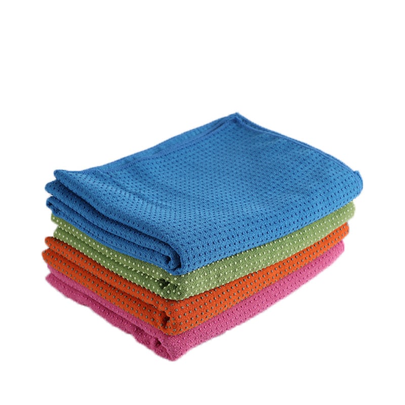 Йога кърпа от микрофибър, неплъзгаща се, водопоглъщаща, бързосъхнеща, 3 мм дебелина, преносима
