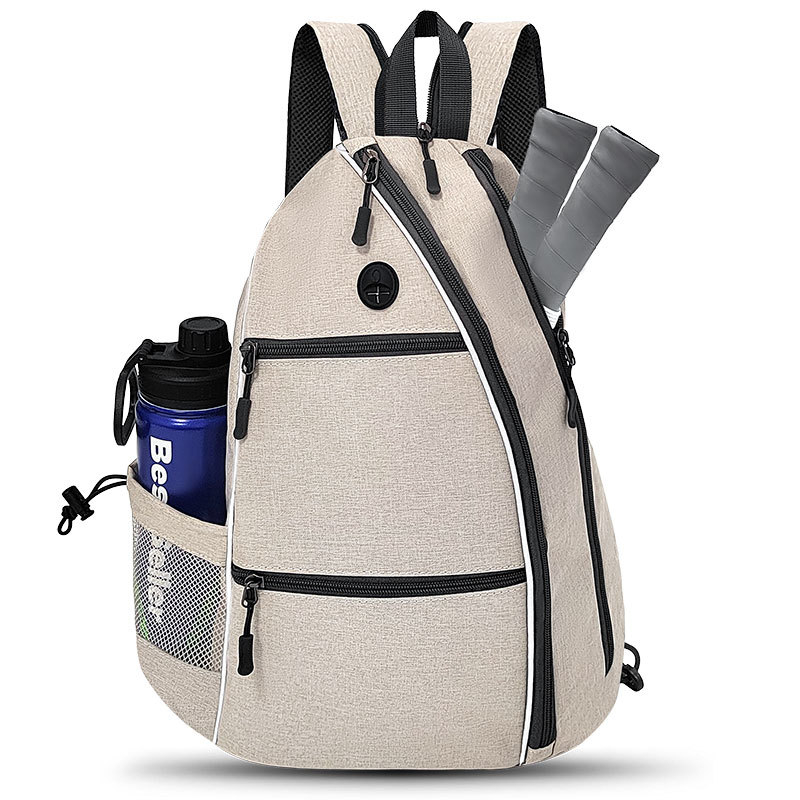 Sepwolf spordikott rakettidele — universaalne, Oxfordkangas, kaarega õlarihm, sobib tennisele ja lauatennisele