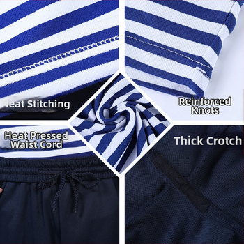 Unisex treniruotės komplektas – medvilnės mišinio, greitas džiūvimas, drėgmės valdymas, vienspalvis, vasara, marškinėliai ir šortai