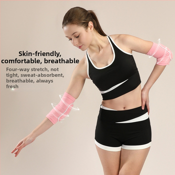 Alkūnų apsaugos – poliesterio pluošto, dvigubo dizaino, universalus naudojimas, skirtas šokiui, tinkliniui ir riedėjimui