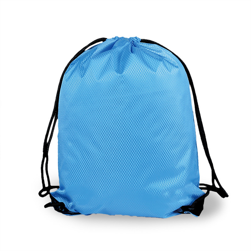 Sportinis krepšys su virvele - individualus logotipas termotransferu, Oxford drobė, dvigubos peties juostos.