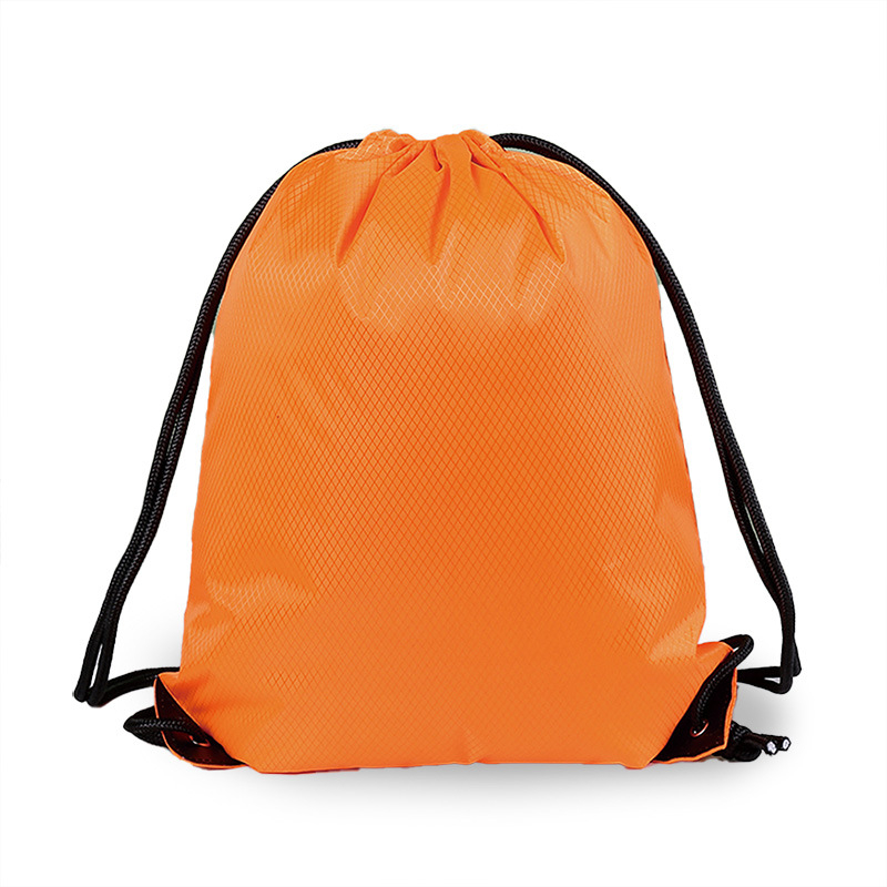 Sportinis krepšys su virvele - individualus logotipas termotransferu, Oxford drobė, dvigubos peties juostos.