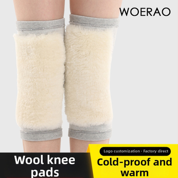 Ciorapi genunchi din lână pentru adulți, potrivite pentru alpinism și ciclism; material: lână; partea protejată: genunchiul