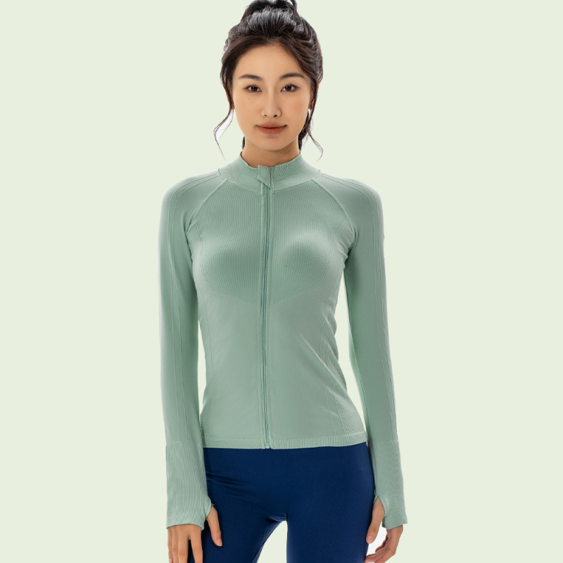 c'mon gymicon Ženska windproof joga jakna - uski kroj, četverostruka elastičnost, dugi rukavi, materijal: 94% najlon, podstava od pamuka