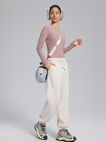 Ženski dugi rukav donji sloj majice za jogu i trčanje, tanak, visoka elastičnost, najlon smjesa 85% (Materijal: najlon smjesa 85%; Podstava: najlon smjesa 85%; Sezona: zima–proljeće–jesen; Pogodno za fitness)