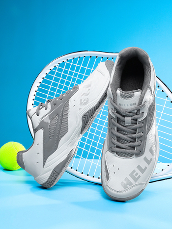 Unisex sportiniai bateliai badmintonui ir tenisui – kvėpuojanti tinklinė viršutinė dalis, karvių odos padas, EVA vidinė pagalvė, žemas viršus, elastinė užsegimo juosta