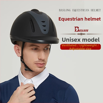 Baslong universālā pieaugušo jāšanas ķivere, elpojoša, ar PC integrētu veidojumu