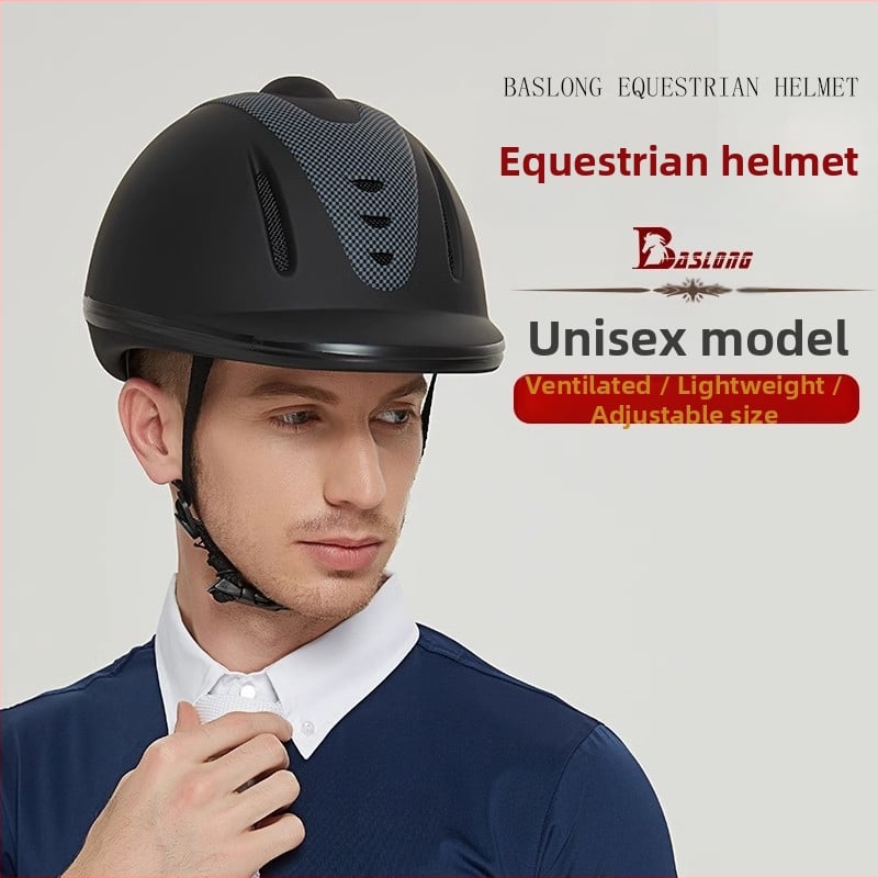 Baslong universālā pieaugušo jāšanas ķivere, elpojoša, ar PC integrētu veidojumu