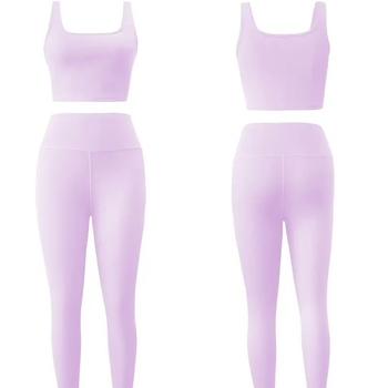 Ženský športový set s dlhými rukávmi: top s pulóverom a nohavice do dĺžky 9/10, zmes polyester-elastán, stredná elasticita, úzky strih spodnej časti