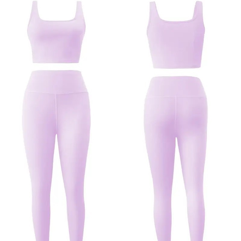 Ženský športový set s dlhými rukávmi: top s pulóverom a nohavice do dĺžky 9/10, zmes polyester-elastán, stredná elasticita, úzky strih spodnej časti