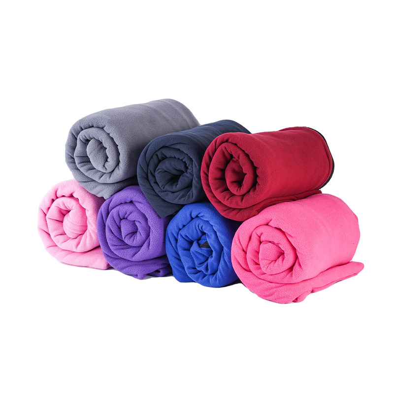 Apvalkline stiliaus fliso miegmaišis lauko naudojimui, su velvetine vidine danga, polar fleece audinys, suaugusiesiems, 600 g