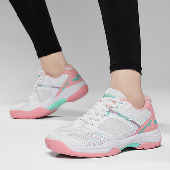 Unisex badmintonijalanõud, hingavad, ultra-kerged, libisemiskindel kummist tald, kunst PU ülemine