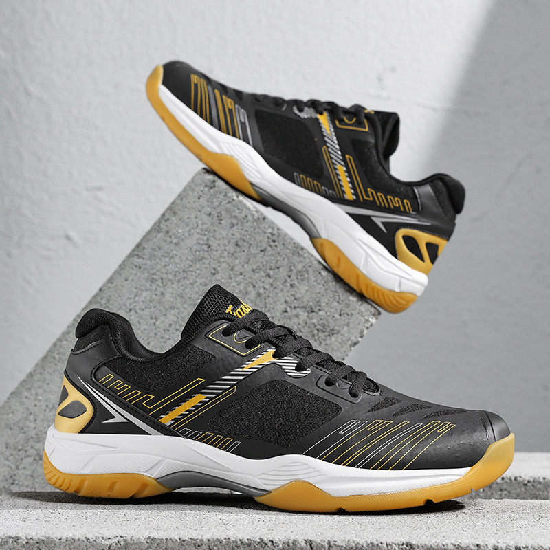 Unisex badmintonijalanõud, hingavad, ultra-kerged, libisemiskindel kummist tald, kunst PU ülemine