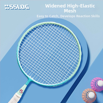 Detská raketa na bedminton pre deti – rám z železnej zliatiny, hmotnosť 95–100 g, úchop G3