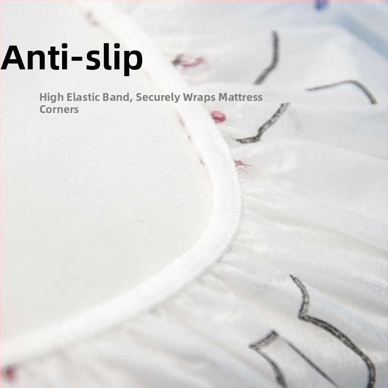 Vienkartinė čiužinio apsauga – dulkėms atspari, nešiojama, stora; SMMS nepluošto audinys