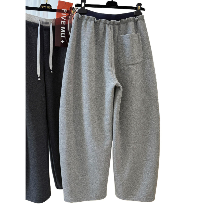 Casual hlače za žene, duge, tkanina, blaga elastičnost, stil Celebrity Private-Wear, jesen 2025