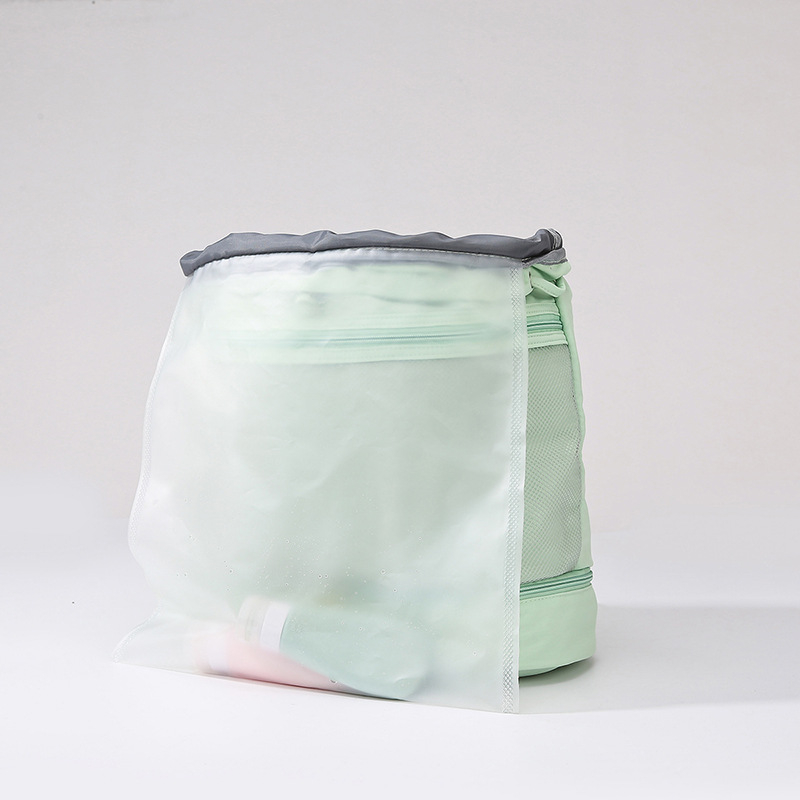 Sportinė kuprinė su sausų ir šlapių daiktų atskyrimu, vandeniui atspari, ultra lengva, kvėpuojanti, išlenktas pečių diržas