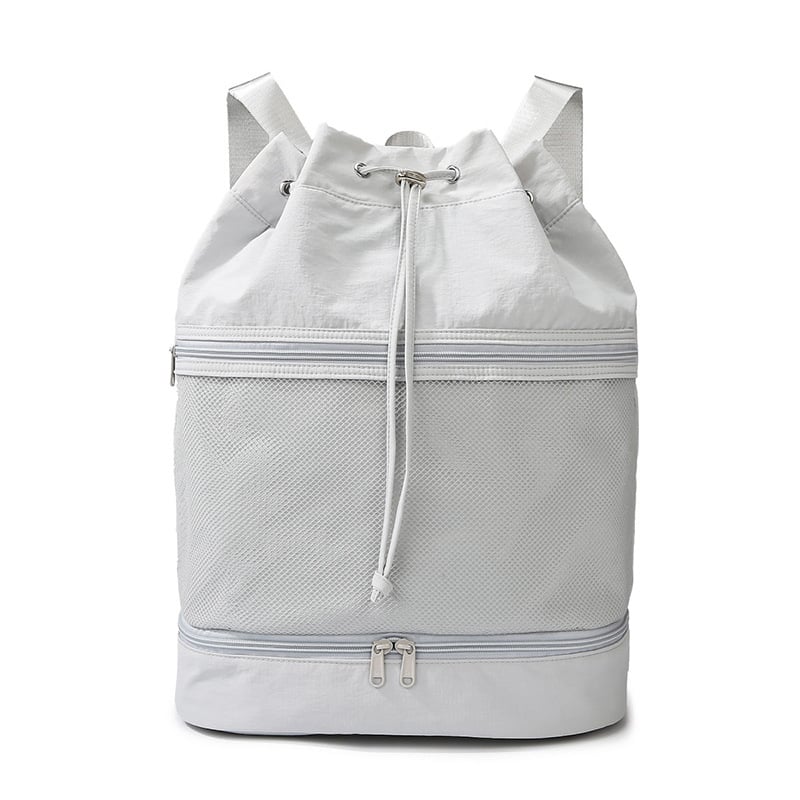 Spordikott kuiva–märja eraldusega, veekindel, ultra kerge, hingav, kumer õlarihm