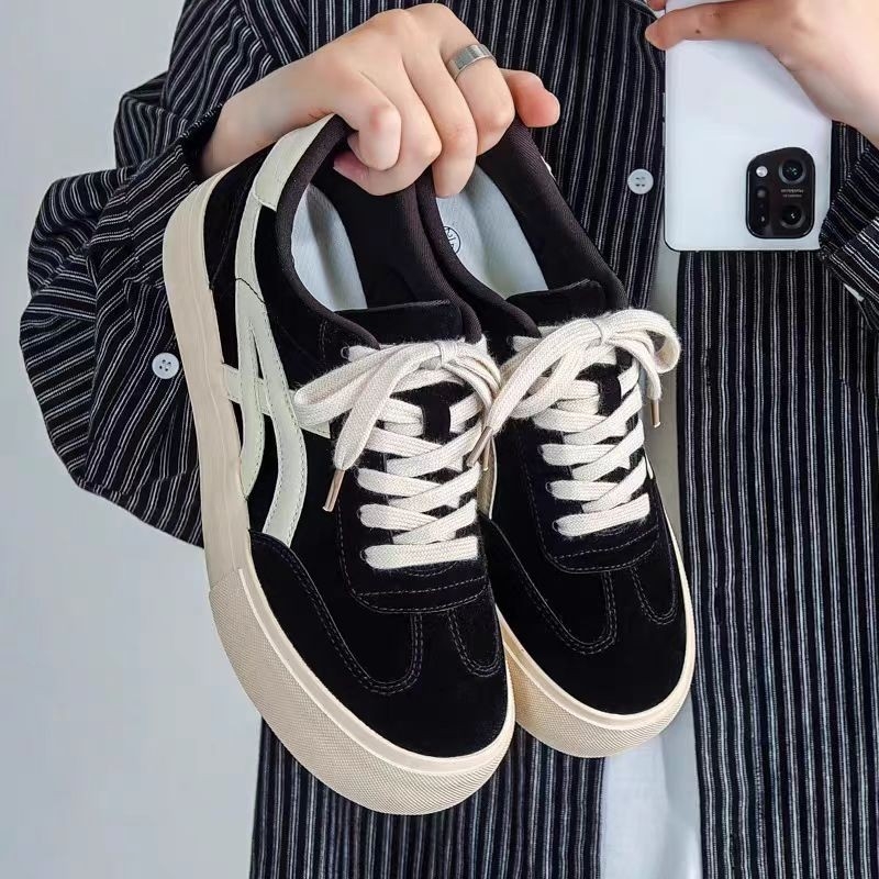 Ανδρικά παπούτσια σκέιτ (στρογυρισμένη μύτη, EVA επάνω μέρος, χαμηλό ύψος επάνω, δέσιμο με κορδόνια, σόλα από καουτσούκ)