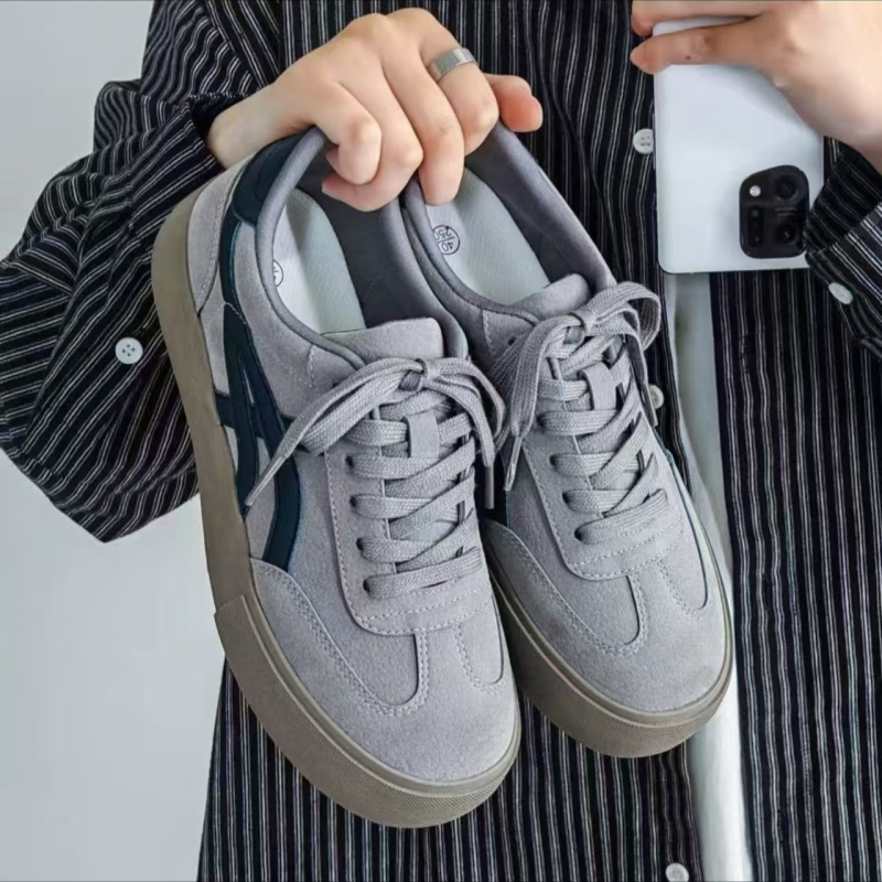 Ανδρικά παπούτσια σκέιτ (στρογυρισμένη μύτη, EVA επάνω μέρος, χαμηλό ύψος επάνω, δέσιμο με κορδόνια, σόλα από καουτσούκ)