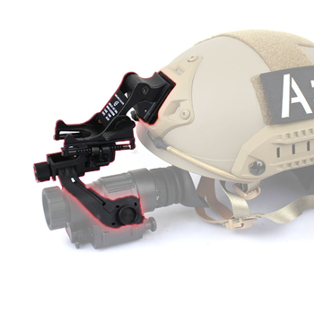 Držiak na zariadenie nočného videnia PVS-14, hliníková zliatina, J-rameno, jednorúrkový prístroj nočného videnia, model PVS-14, zväčšenie a vzdialenosť zraku závisia od nočného videnia