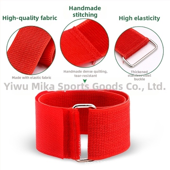 MAICCA Divu personu triju kāju treniņu josta – Oxford audums, gumijas josta, Velcro, pielāgota futbolam