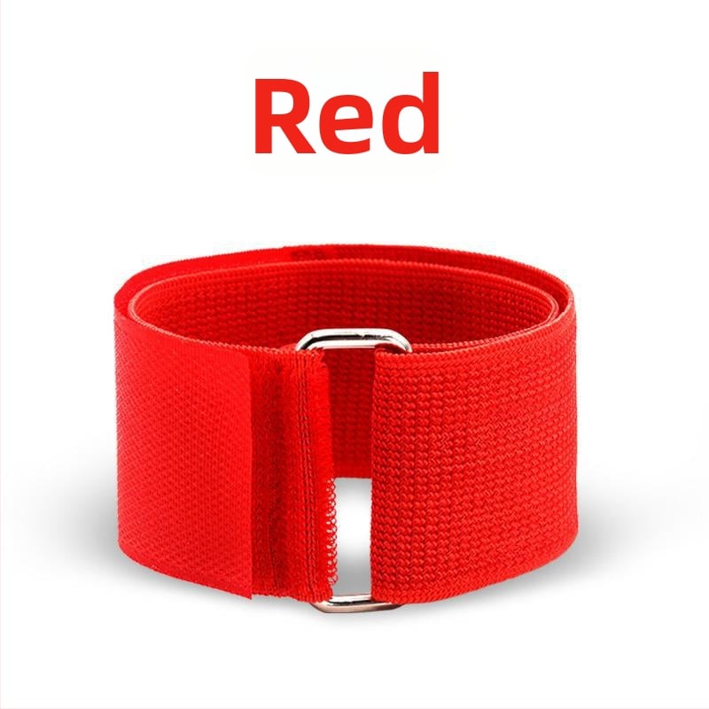 MAICCA Divu personu triju kāju treniņu josta – Oxford audums, gumijas josta, Velcro, pielāgota futbolam