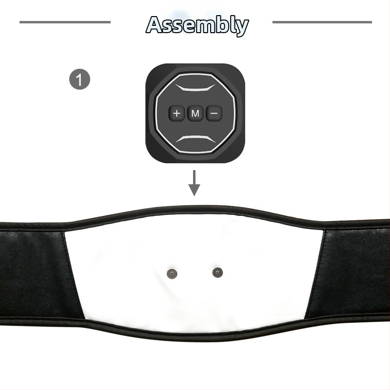 EMS vēdera trenieris ar USB barošanu, saliekamā dizaina (Modeļa numurs LFK-0096, Svars 0.5, Izmēri 228.5x208.5x45mm, Barošanas režīms USB, Taimeris)