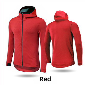 Unisex rudens megztinis su gobtuvu sportinei aprangai, ilgos rankovės, poliesterio mišinys