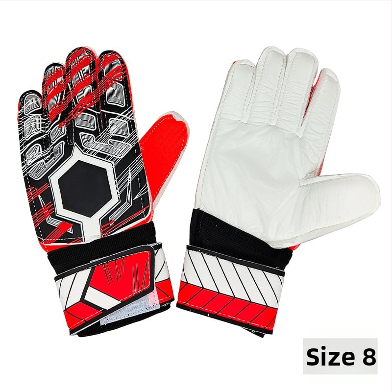 Fenta futbola vārtsargu cimdi, plastmasas materiāls, pielāgojama apstrāde, piemēroti gan vīriešiem, gan sievietēm
