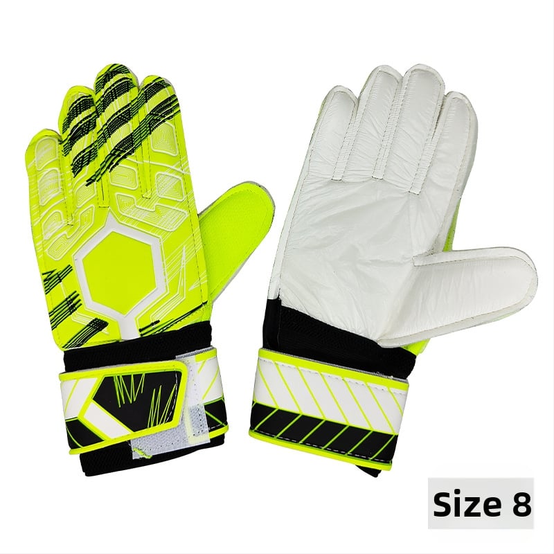 Fenta futbola vārtsargu cimdi, plastmasas materiāls, pielāgojama apstrāde, piemēroti gan vīriešiem, gan sievietēm