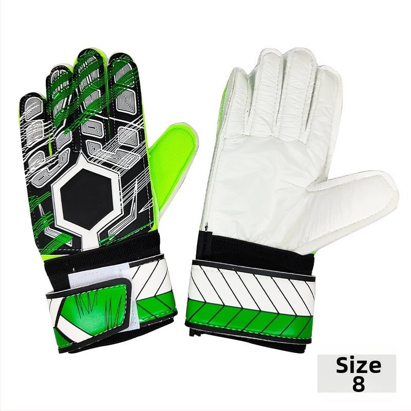 Fenta futbola vārtsargu cimdi, plastmasas materiāls, pielāgojama apstrāde, piemēroti gan vīriešiem, gan sievietēm