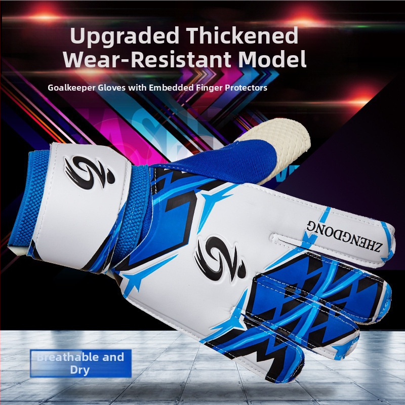 Jalgpalli väravavahi kinnas sõrmekaitsega treeninguks ja võistlusteks – mudel ZD616, Zhengdong bränd