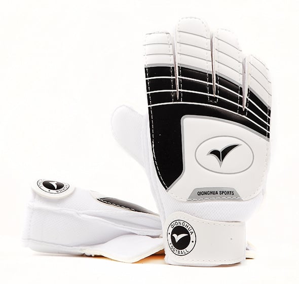 Qionghua Bērnu futbola vārtsarga cimdi — PU materiāls, universāls, pielāgojams