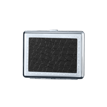 Metāla cigarešu kārba, moderns vienkāršs stils; pielāgošana pieejama; logotipa drukāšana iespējama; izcelsme Zhejiang.