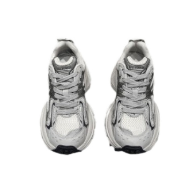 Vastag talpú dad shoes női cipő, microfiber felsőrész, gumi talp, PU talpbetét, fűződés
