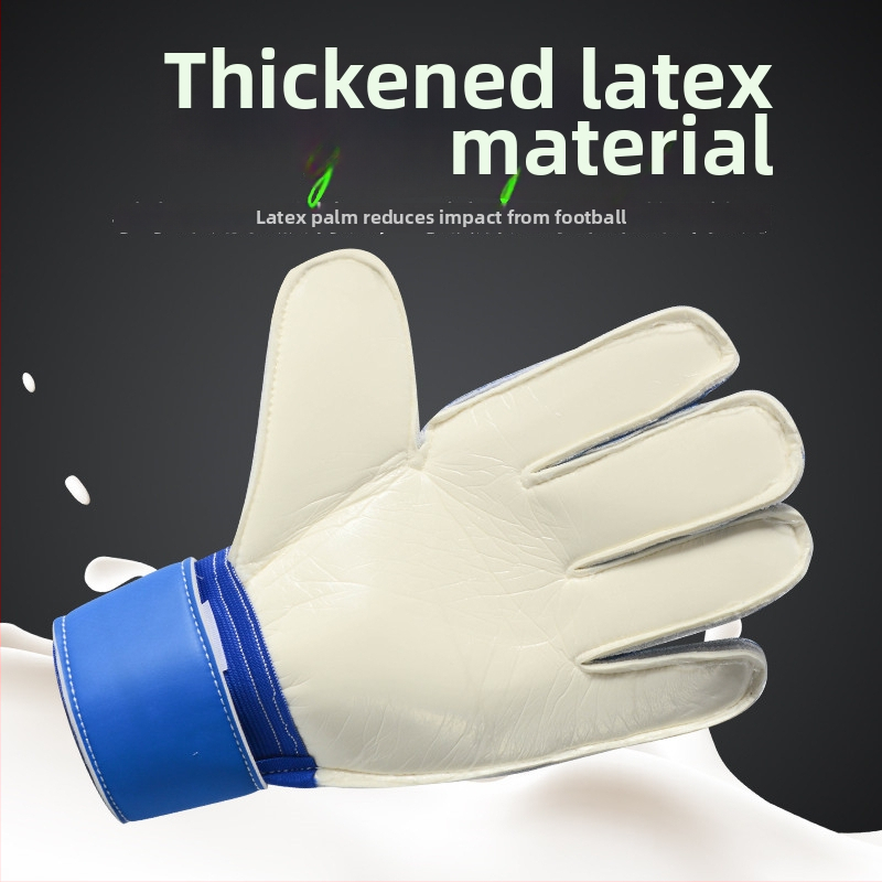 Väravavahi kinnas sõrmekaitsega, paksendatud PU, kulumiskindel, unisex, jalgpalliks
