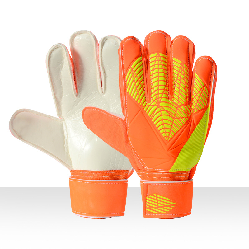 Väravavahi kinnas sõrmekaitsega, paksendatud PU, kulumiskindel, unisex, jalgpalliks