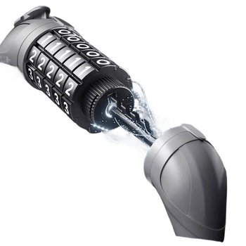 Dviračių užraktas su slaptažodžio apsauga ir plieno kabeliu, nešiojamas, specializuotas (Modelis: 1; Prekės kodas: wjbRnrzX; Medžiaga: PP)